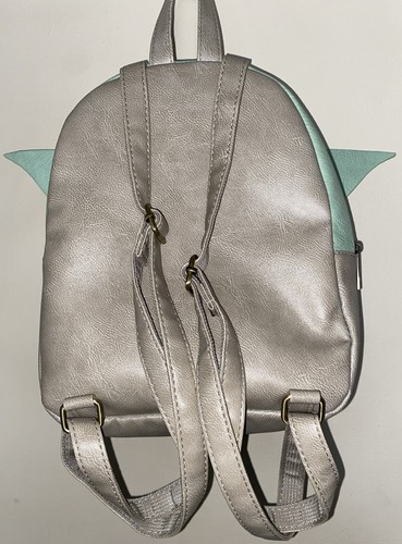 Sac à dos Baby Yoda multicolore en cuir vegan 12" avec bretelles réglables - Photo 9/13