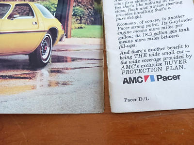 1976 AMC Brochure/Catalog with Color Chart: PACER,GREMLIN,MATADOR