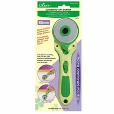 Clover 60MM Round Blade Rotary Cutter With Soft Cushion Handle #7502
