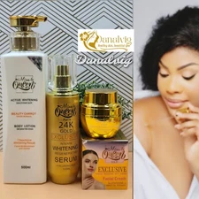 Miss & Queen Active Whitening Carrot Lotion 500ml + Serum & Face Cream 