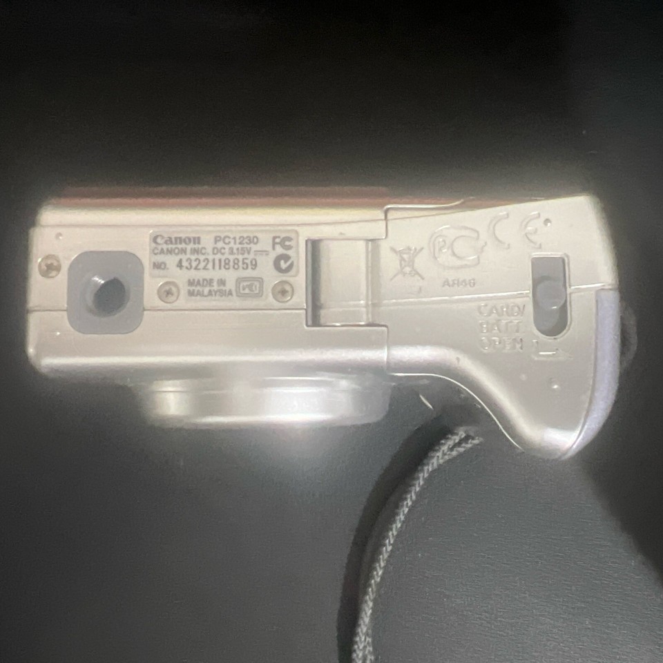 Canon PowerShot A550 7.1MP Silver Digital Camera *TESTED WORKING* eBay