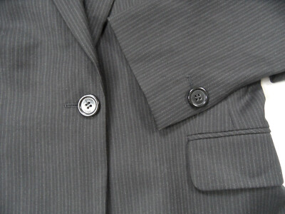 Blazer HUGO BOSS Rayures Aiguilles – Chic, Gris, Taille 34 Pour Look Pro