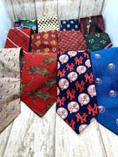 Mixed Lot of 12 Mens Neckties Colorful mix Brands