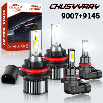 For Ford Explorer Sport Trac 2001-2005 4x LED Faro + Bombillas Antiniebla