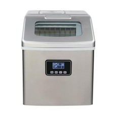 Zokop 40lbs Compact Stainless Steel Portable Countertop Ice Maker Mini Home Bar