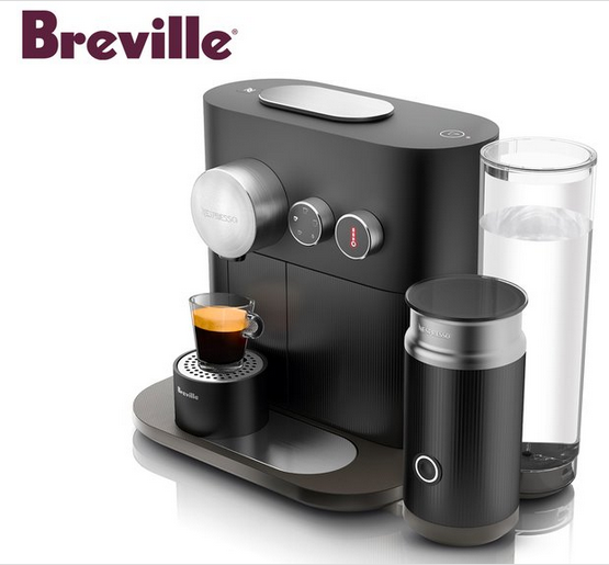 Nespresso by Breville Expert & Milk Capsule Coffee Machine BEC780BLK
