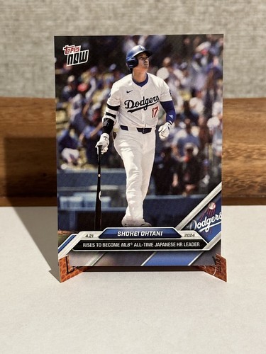 2024 Topps Now Card 106  Shohei Ohtani MLB All-Time Japanese HR Leader