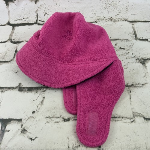 Osh Kosh Bgosh Vintage Pink Cold Weather Hat Earflaps Girls Trapper Hat