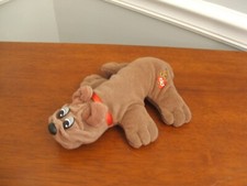 Vintage Tonka Pound Puppies 9 Small Newborn 1985 Plush Puppy Brown
