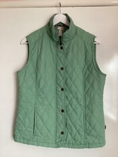 Hawks Head (uk 12) Sage Green Ladies Gillet Inner & Outer Zipped Pockets