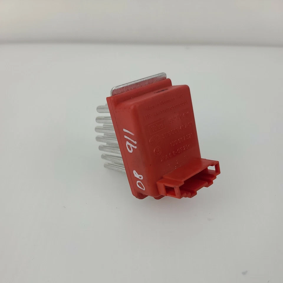 Unidad de módulo de resistencia soplador de calefacción asiento Audi Skoda 2001-2004 1J0907521 Foto 2 de 4