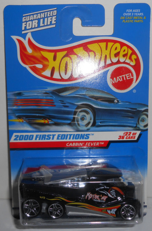 Cabbin' Fever Hot Wheels 2000-082 First Editions Fold Out Ramp Retired 2012