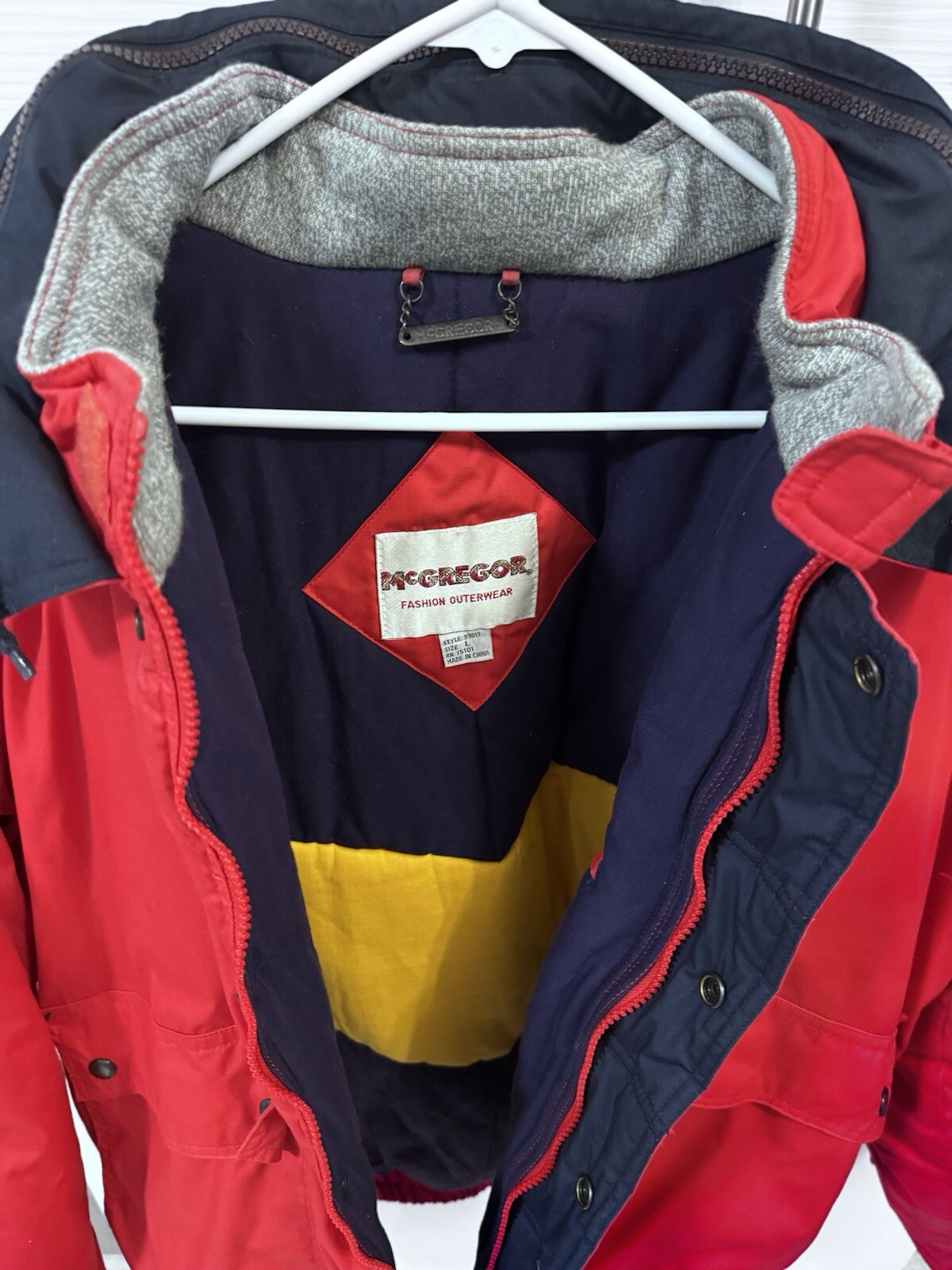 McGREGOR Jacket Outerwear Red size L - image 9