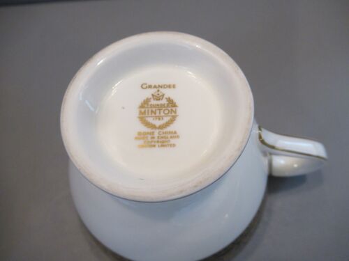 Minton Bone China England Grandee (2) 5 PC Place Settings Three Plates Cup Sauce - Picture 13 of 17