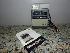 Vintage Kodak PARTY Flash Instant Camera Made in U.S.A. with Rainbow Strap 1981