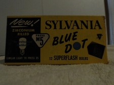 Sylvania Blue Dot Press M5 Superflash Bulbs Zirconium Filled