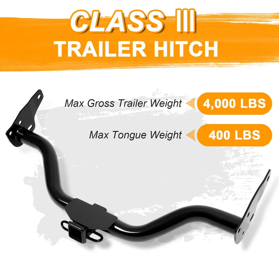 Receptor de enganche de remolque clase 3 de 2" para Nissan Xterra 05-15 kit de remolque de parachoques trasero Foto 3 de 4