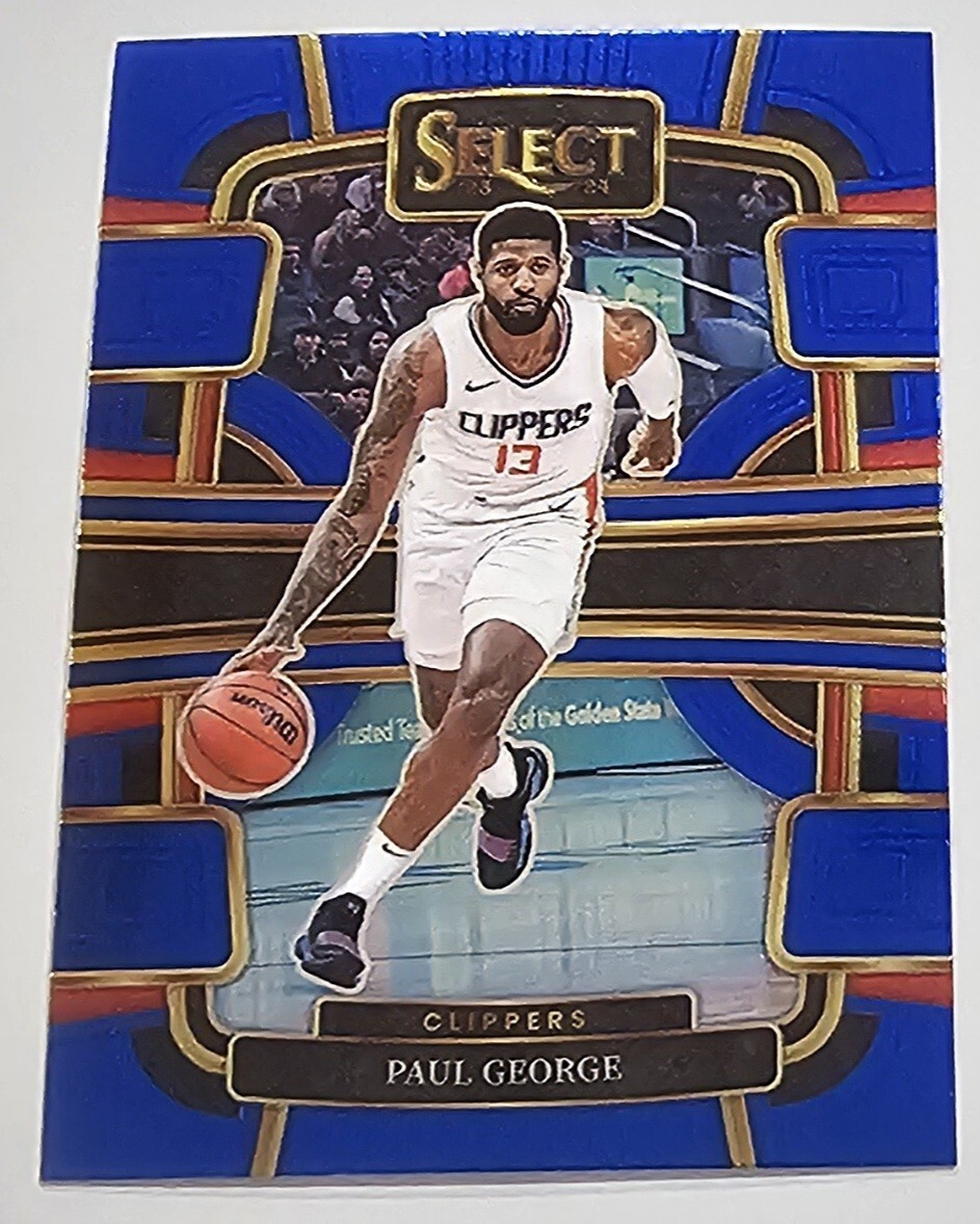 2023-24 Panini Select Basketball Card Paul George Los Angeles