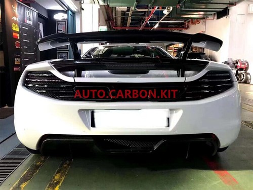 forge carbon fiber Rear Spoiler Wing Body Kit For McLaren MP4-12C 650S DNC Style - Picture 3 of 6