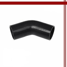 Black 3 To 3.0 45 Degree Elbow Silicone Hose Coupler 76mm Intercooler Pipe