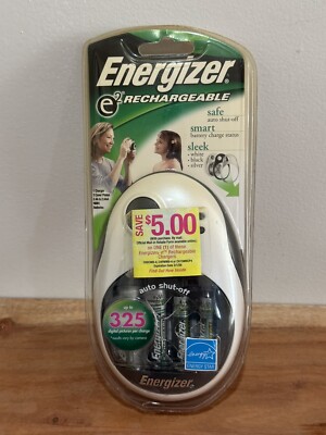 Energizer Rechargeable Battery Kit 2 AA and 2 AAA Batteries w/ Charger CHFMWB-4
