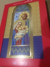 Seasons from Hallmark-Christmas Cards Holiday Boxed Jesus/Mary/Joseph -16 Pack