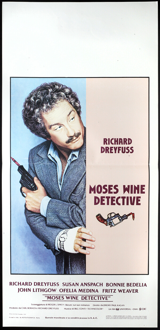 Locandina originale film Moses Wine detective (1978) - Regia di Jeremy Kagan