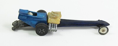 Vintage Original RedLine Hot Wheels FUEL DRAGSTER 1970 USA Blue