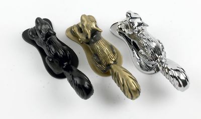 Running Squirrel Door Knocker in Four Finishes   Door Accessories