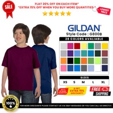 Gildan G800B Youth Cotton/Polyester Short Sleeve DryBlend Crew Neck T-Shirt