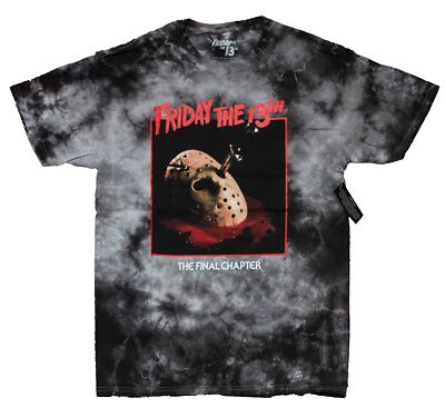 Friday the 13th New Adult T-Shirt - The Final Chapter Mask Stab Image