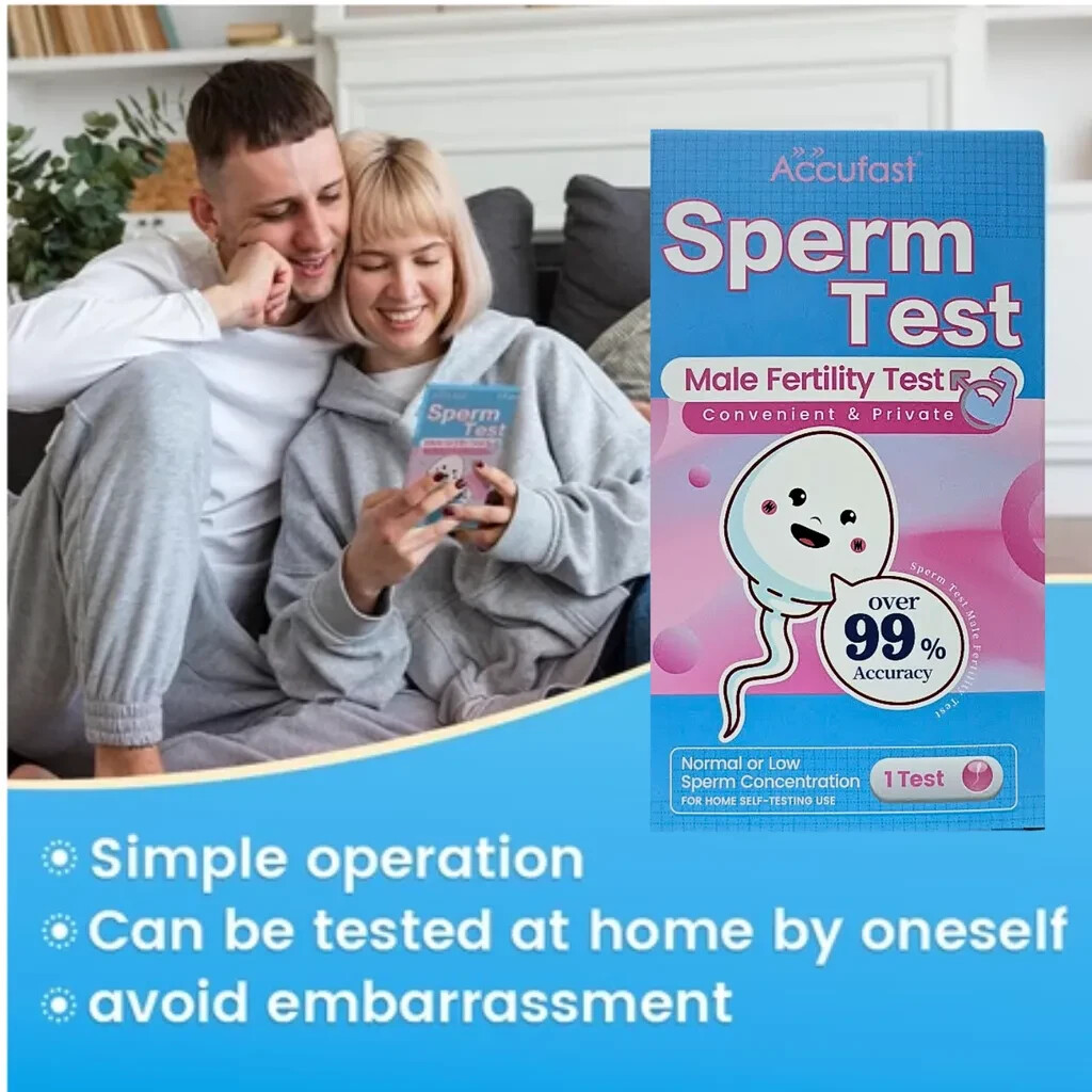 ACCUFAST Sperm Male Fertility Test Kit Pregnancy prep. Accuracy 99.99% Count