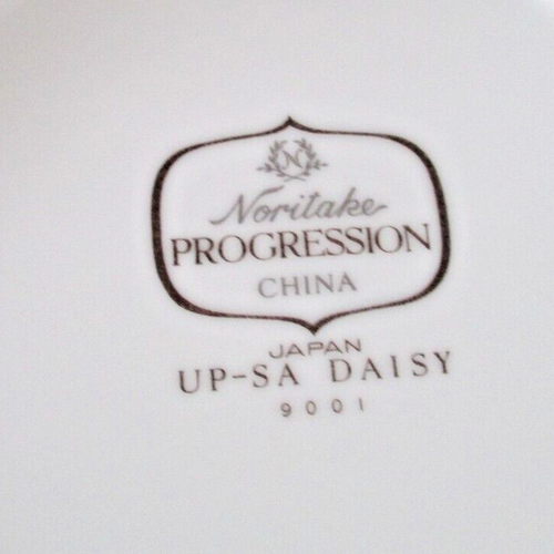 4 Noritake Progression Up Sa Daisy 6,25" Brotteller Mid Century Modern Japan - Bild 3 von 3