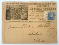 🇨🇵 France 1900 - RARE Mineral Water Cover from Vichy - St Yorre