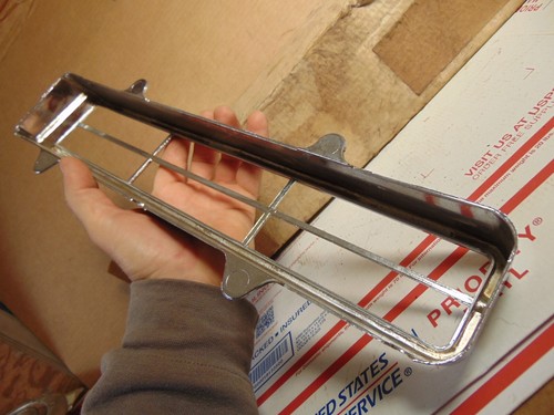 NOS 73 74 BUICK APOLLO RH RR TAIL LAMP LIGHT CHROME BEZEL GM # 5966198 ORIGINAL - Picture 7 of 9