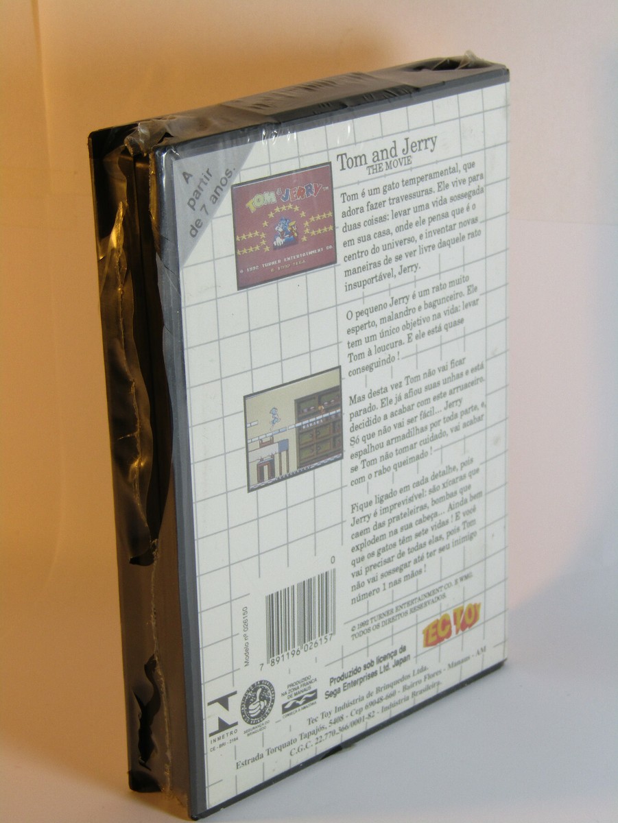 Sega Master System Tom & Jerry The Movie Tec Toy Brazil sms Sega Master System Tom & Jerry The Movie Tec Toy Brazil sms