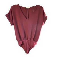 ladies bodysuit Burgundy Small