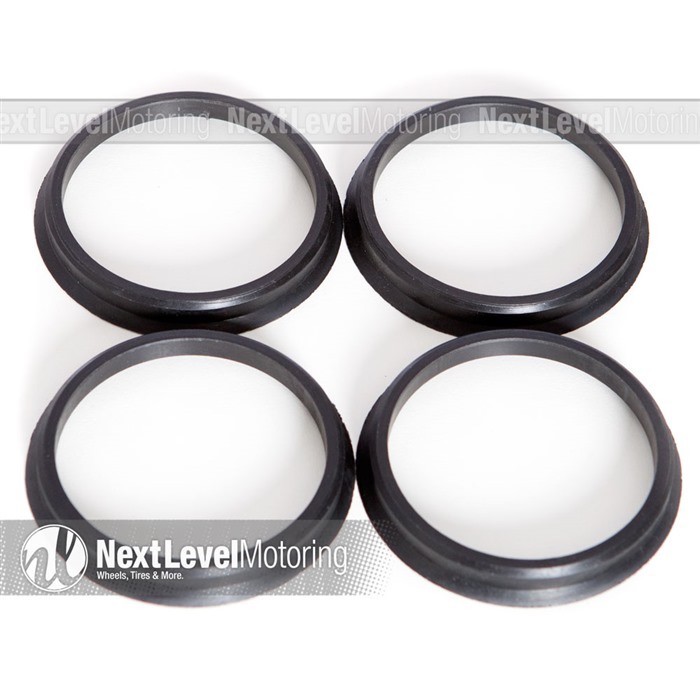 AodHan 73.1mm To 66.1mm Hub Centric Rings (4 Pack) – Silver, For 350z, G35, 240sx