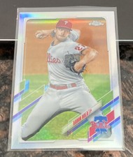 Aaron Nola 2021 Topps Chrome #46 Philadelphia Phillies Base Baseball Card