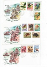 PAPUA NEW GUINEA  Group of GENERIC WCS HUT FDCs   (6 Covers)   SCARCE