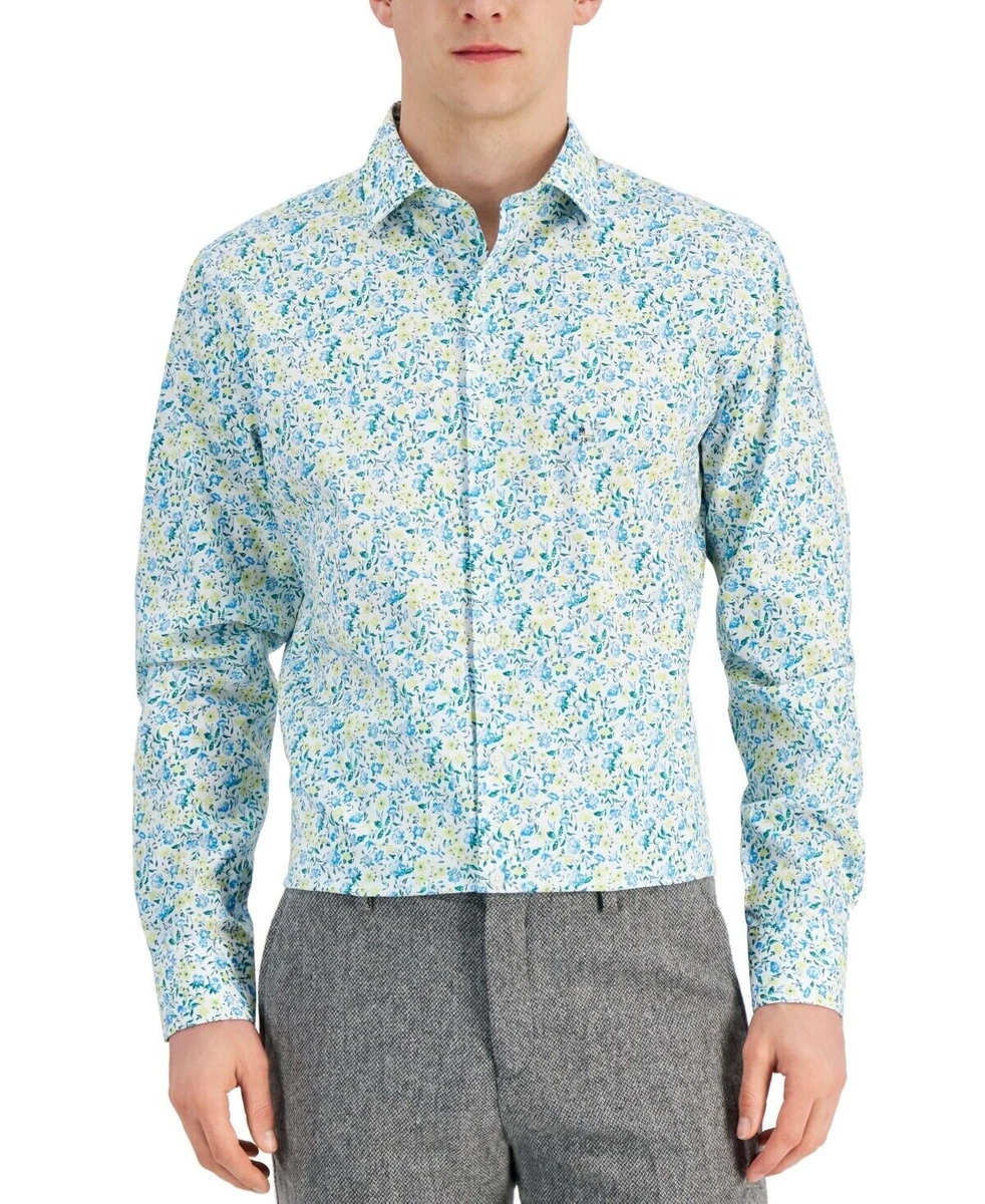 Bar III Floral 100% Cotton Dress Shirts for Men for sale | eBay