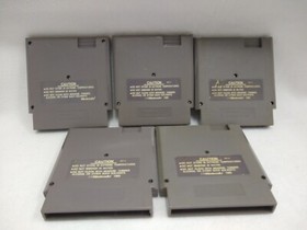 Nintendo NES 5 Games Lot Kung Fu/Teenage Mutant Ninja Turtles/ Renegade/Mario