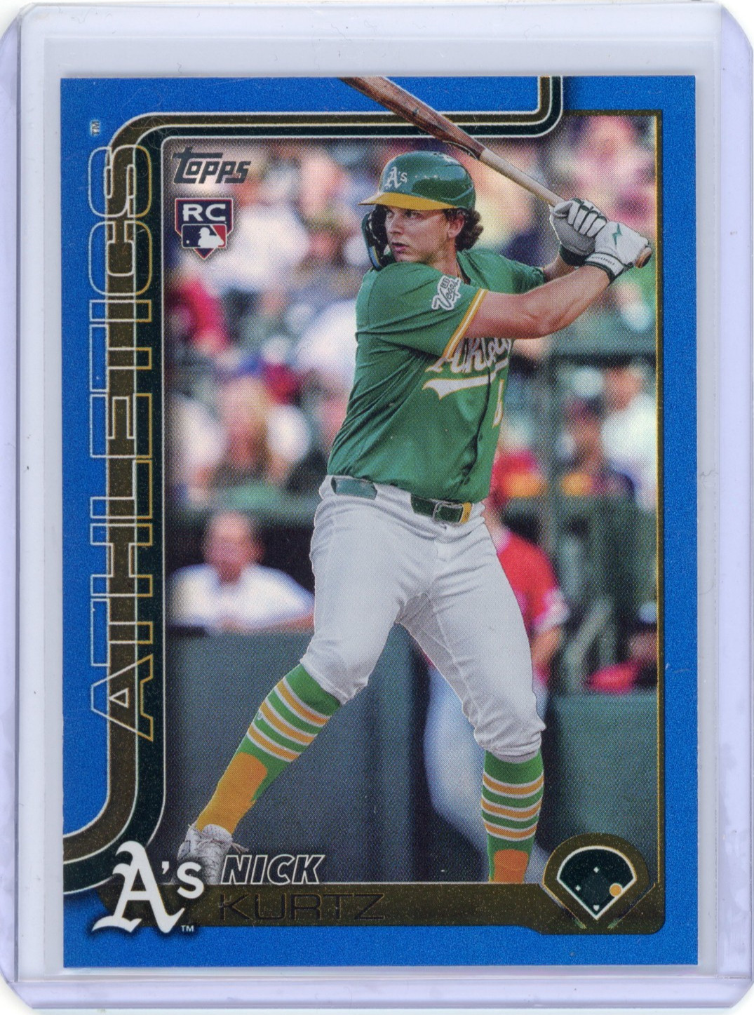 Nick Kurtz 2025 Topps Update Series Blue Foil RC /150 #US201