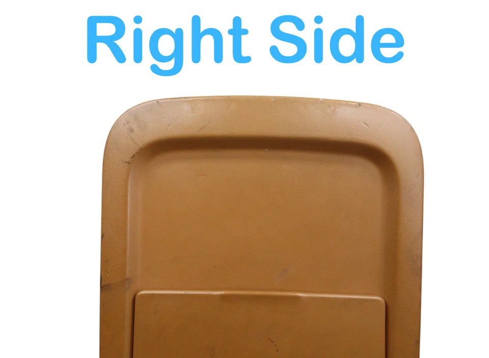 10-18 捷豹 XJ XJL 右前乘客侧座椅后面板盖橙色 Oem — 第 3/4 张图片