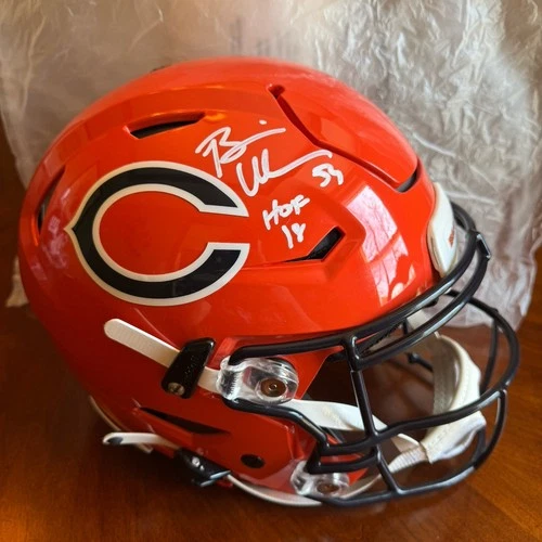 Brian Urlacher Signed Autographed Authentic Speed Flex Helmet Beckett COA