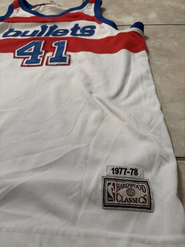 Mitchell & Ness Harwood Classic Wes Unseld Washington Bullets Stitched Jersey XL - Image 2 of 4