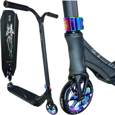 Ethic Erawan V2 Stunt-Scooter Trick aktion tret Roller rainbow öl neochrome