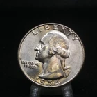 1954 S Washington Quarter BU Uncirculated Mint State 90% Silver 25c US Coin