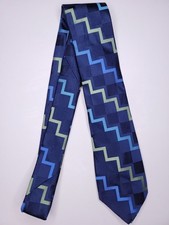 Michael Kors Mens Formal Necktie 58"Lx3.25"W Navy Neck Tie