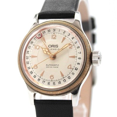 Vintage 1990s ORIS Big Crown Cal.Oris 574 Automatic Men's 32mm From JAPAN Z147